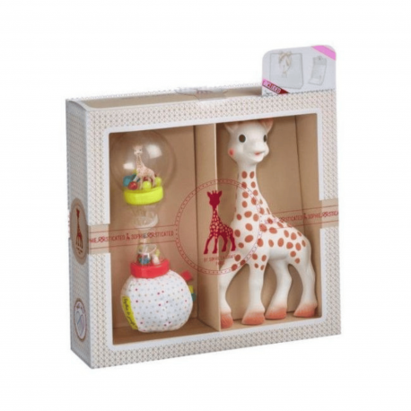 Sophie La Girafe Primeiro Conjunto + Maraca