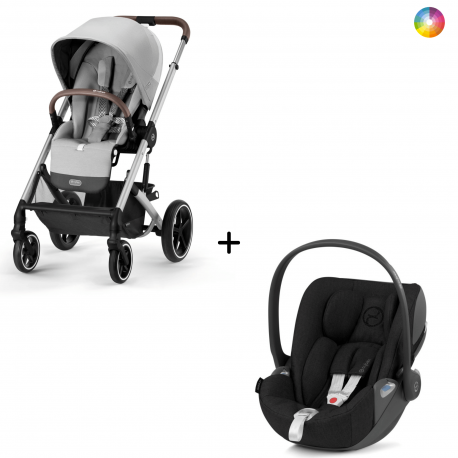 Cybex Balios S Lux Silver + Cloud Z2 i-Size Plus