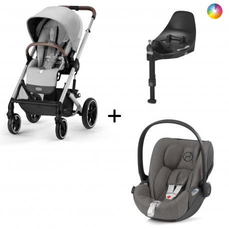 Cybex Balios S Lux Silver + Cloud Z2 i-Size Plus
