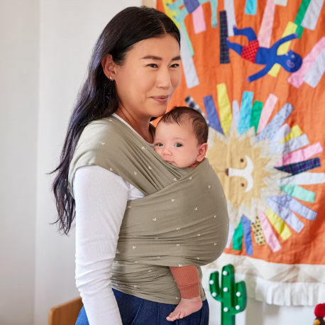 Ergobaby Aura Olive Hearts