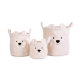 Childhome Conjunto de 3 Cestos Teddy