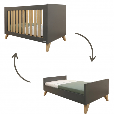 Ikid Cama Convertível Lazio Cinza