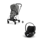 Cybex Mios Chrome Black