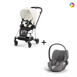 Cybex Mios Chrome Black + Cloud T Plus