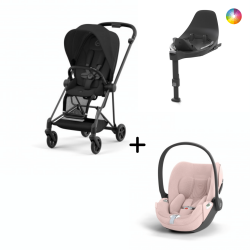 Cybex Mios Matt Black + Cloud T Plus + Base Isofix T