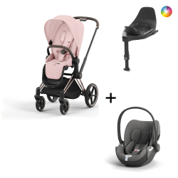 Cybex Priam Rosegold + Cloud T + Base Isofix T