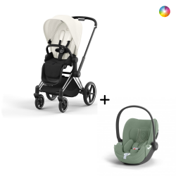 Cybex Priam Chrome Black + Cloud T Plus