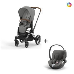 Cybex Priam Chrome Brown + Cloud T