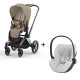 Cybex Priam Chrome Brown