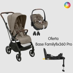 Maxi-Cosi Leona 2, Pebble 360 Pro2 e Adaptadores Oferta Base FamilyFix 360 Pro
