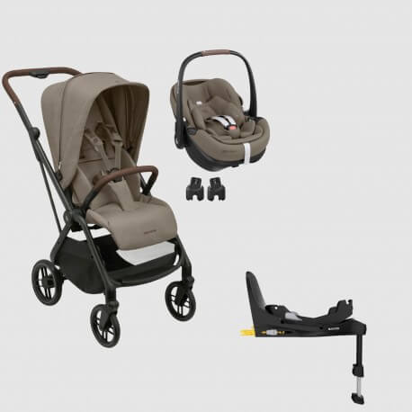 Maxi-Cosi Leona 2, Pebble 360 Pro2 e Adaptadores Oferta Base FamilyFix 360 Pro