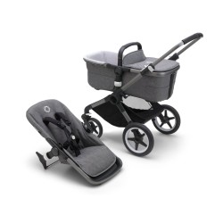 Carrinho de Passeio Bugaboo Fox 3 Chassi Graphite sem Capota