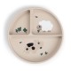 Prato com Divisoras em Silicone Stick/Stay Done by Deer Tiny Farm
