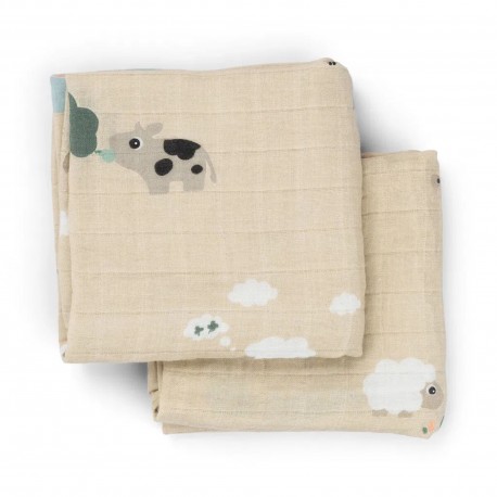 Conjunto Fraldas de Pano Done by Deer Tiny Farm
