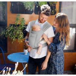 Porta-Bebés Ergobaby Embrace Soft Air Mesh Cotton Grey