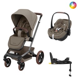 Carrinho de Bebé Maxi-Cosi Fame, Pebble 360 Pro2 e Base Family Fix 360 Pro