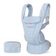 Porta-Bebés Ergobaby Omni Deluxe Cotton Serene Blue Flowers