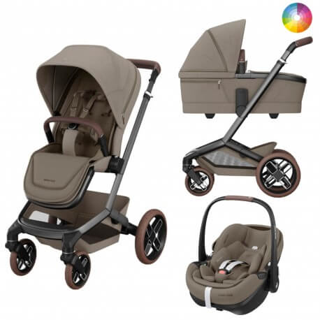 Carrinho de Bebé Maxi-Cosi Fame e Pebble 360 Pro2 com Oferta Alcofa