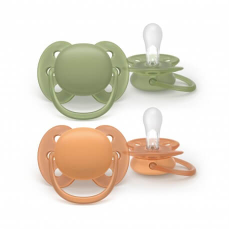 2 Chupetas Philips Avent Ultra Soft Lisa 18m+