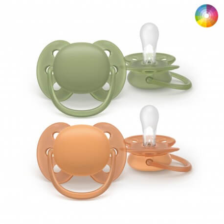 2 Chupetas Philips Avent Ultra Soft Lisa 18m+