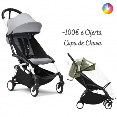 Carrinho de Bebé Stokke YOYO 3 White com Pack de 6+