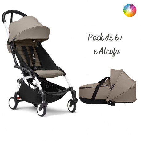 Carrinho de Bebé Stokke YOYO 3 White com Pack de 6+