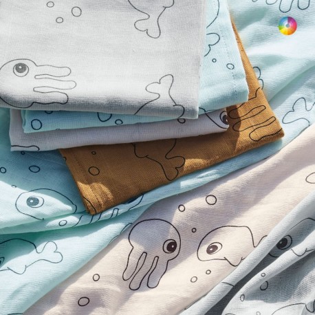 Swaddle Sea Friends