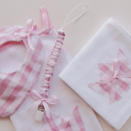 Prende Chupetas Coroa Rosa