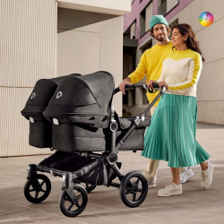 Bugaboo Donkey 5 Twin Completo Chassi Preto