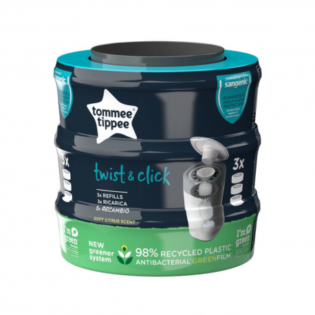 Tommee Tippee Recargas p/ Twist & Click 3x