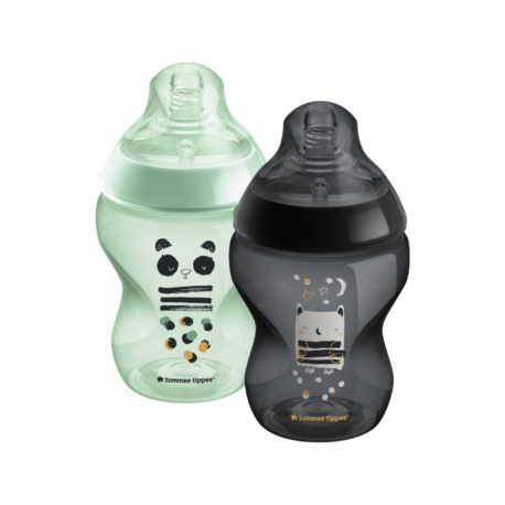 Tommee Tippee Conj. Biberões Closer to Nature Ollie e Pip