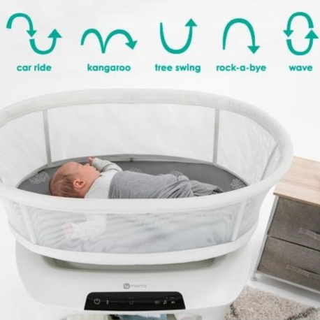 4moms ESPREGUIÇADEIRA ELÉTRICA mamaRoo 5 CINZA