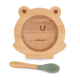 Miniland Conjunto Wooden Bowl Frog