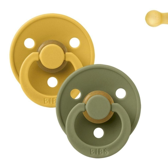 2 Chupetas Bibs Colour Honey Bee | Olive - Bibs - 5713795204762