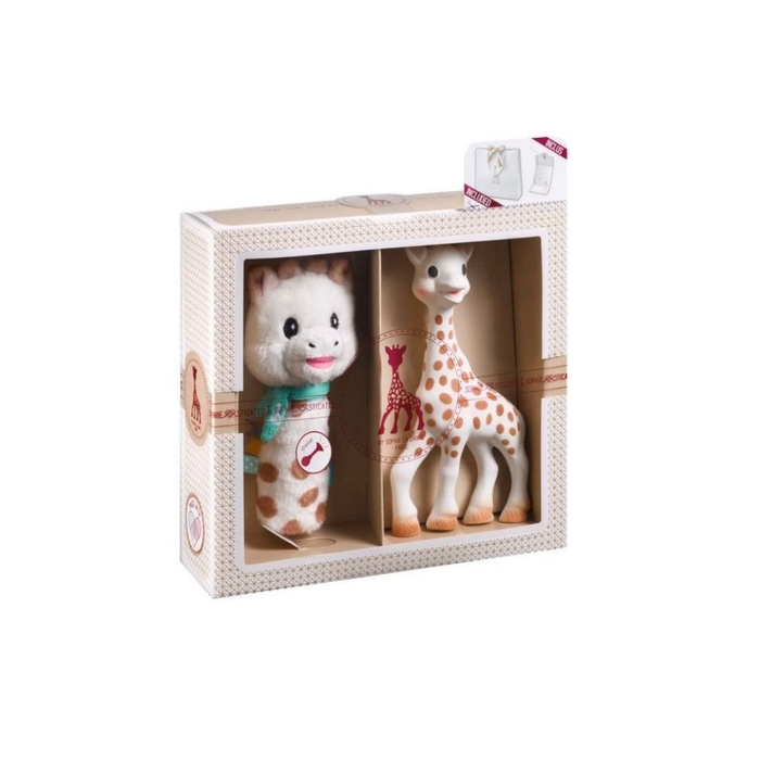 Pimeiro Conjunto e Chocalho Sophie La Girafe Cri-Cri - Sophie la Girafe - 3056560000124