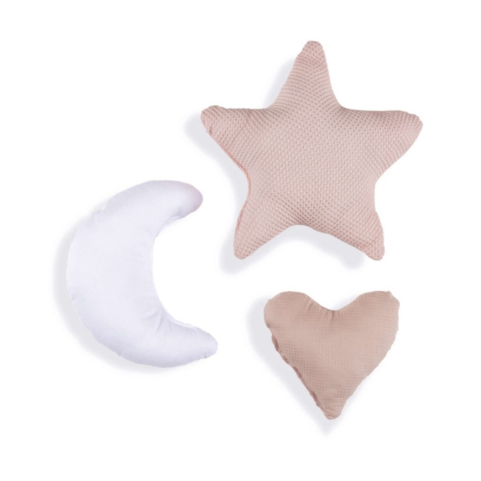 Conjunto 3 Almofadas Decorativas Alondra Cremarosa - Alondra - 8431904078093