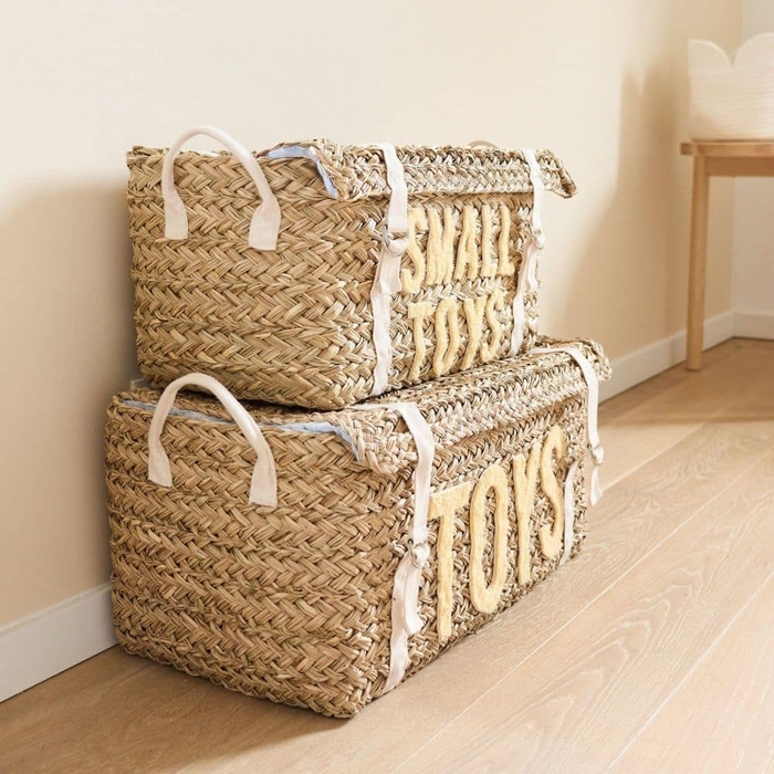 2 Caixas de Brinquedos Childhome Rattan - Childhome - 5420007168353