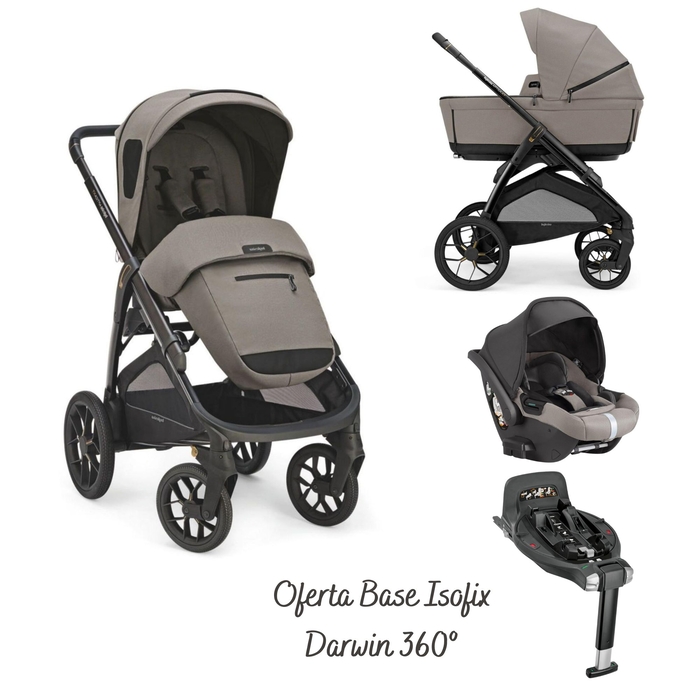 Carrinho de Bebé Trio Inglesina Aptica XT com Oferta Base Isofix Darwin 360º i-size - Inglesina - PACKAPTICAXT001-003
