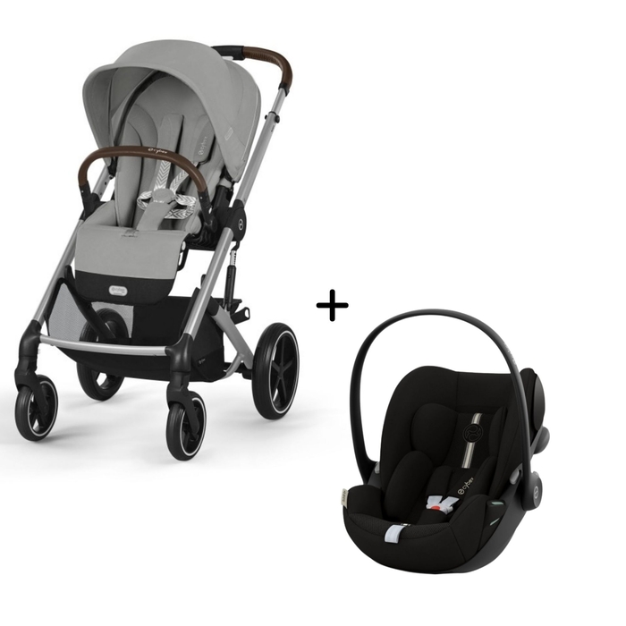 Carrinho de Bebé Balios S Lux Silver e Babycoque Cloud G i-Size Plus Cybex - Cybex - PACKBALIOS011-006