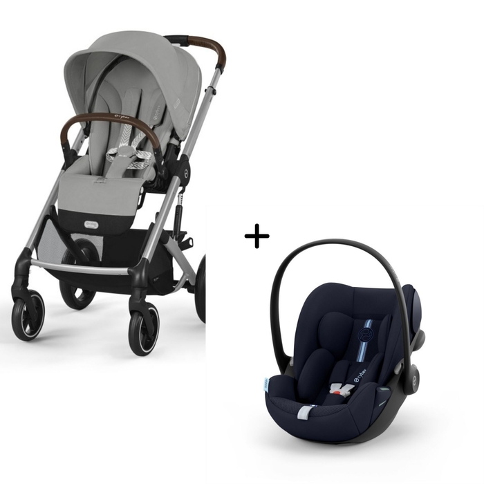 Carrinho de Bebé Balios S Lux Silver e Babycoque Cloud G i-Size Plus Cybex - Cybex - PACKBALIOS011-008