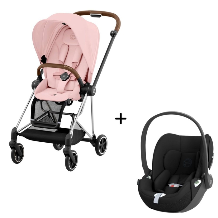 Carrinho de Bebé Mios Chrome Brown e Babycoque Cloud T i-Size Cybex - Cybex - PACKMIOS005-008