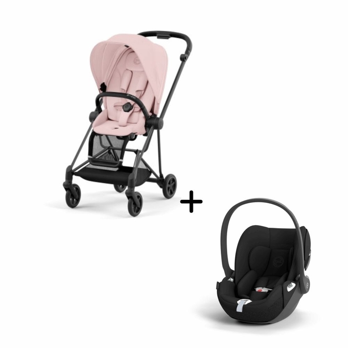 Carrinho de Bebé Mios Matt Black e Babycoque Cloud T i-Size Cybex - Cybex - PACKMIOS009-008