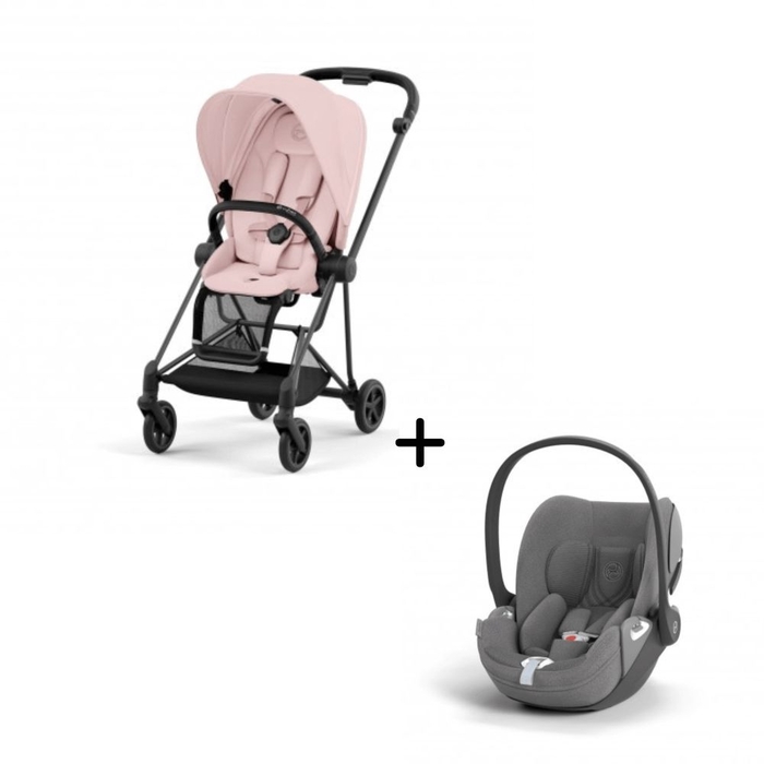Carrinho de Bebé Mios Matt Black e Babycoque Cloud T i-Size Plus Cybex - Cybex - PACKMIOS011-019