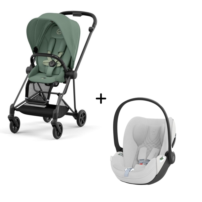 Carrinho de Bebé Mios Matt Black e Babycoque Cloud T i-Size Plus Cybex - Cybex - PACKMIOS011-036