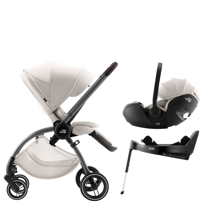 Carrinho de Bebé Britax Römer Rio com Baby-Safe Pro LUX e Base Vario 5Z - Britax Römer - PACKRIO005-002