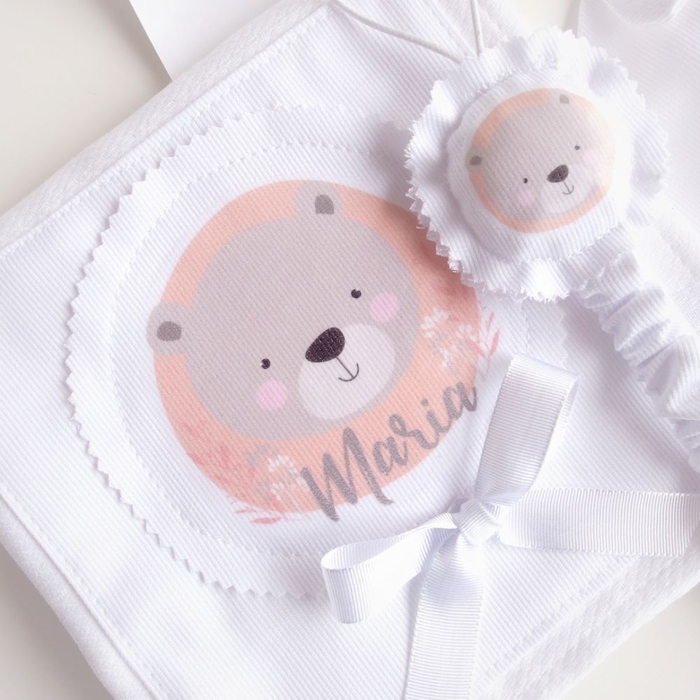 Fralda Maria Carrossel Tema Urso - Maria Carrossel - PF1027-URSO