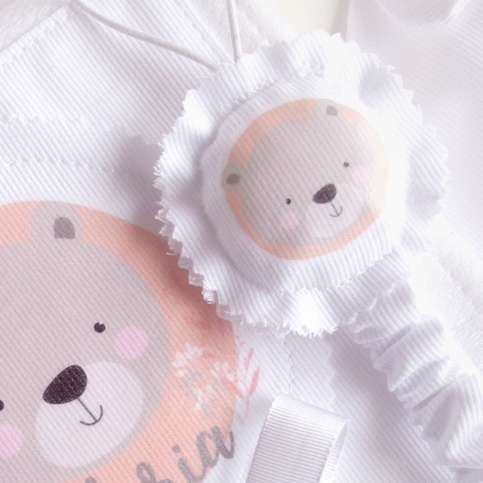 Prende-Chupetas Maria Carrossel Tema Urso - Maria Carrossel - PP1010C-TEMA-URSO