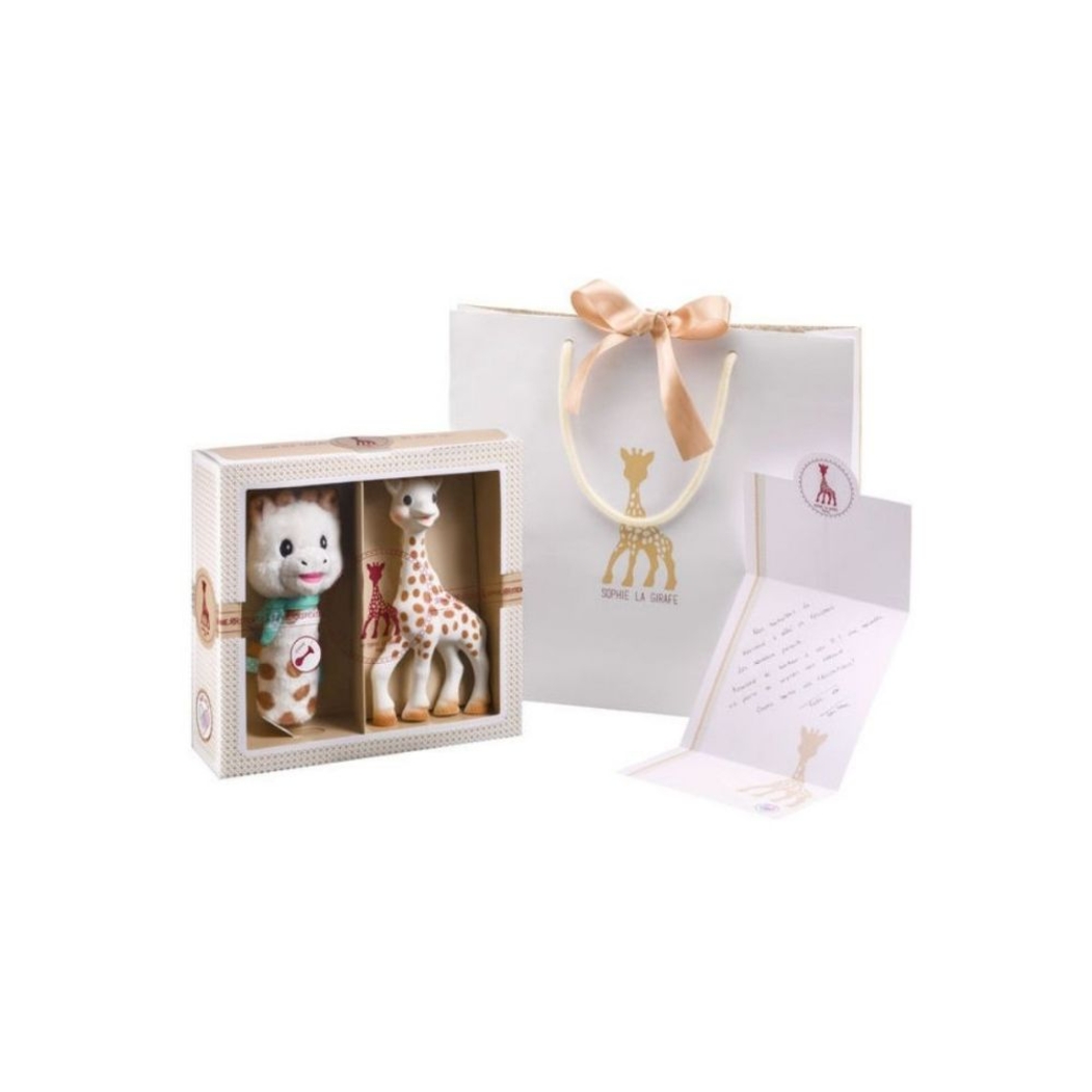 Pimeiro Conjunto e Chocalho Sophie La Girafe Cri-Cri - Sophie la Girafe - 3056560000124