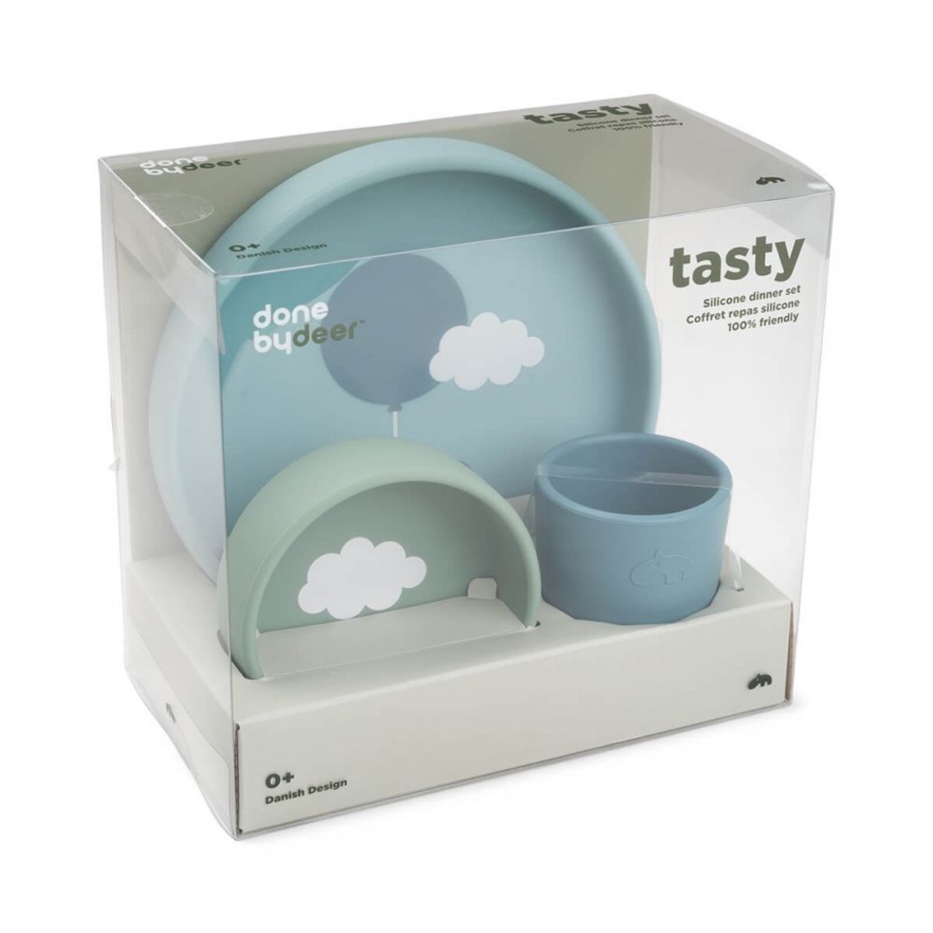 Conjunto Refeição Done By Deer Happy Clouds - Done By Deer - 5712643042242