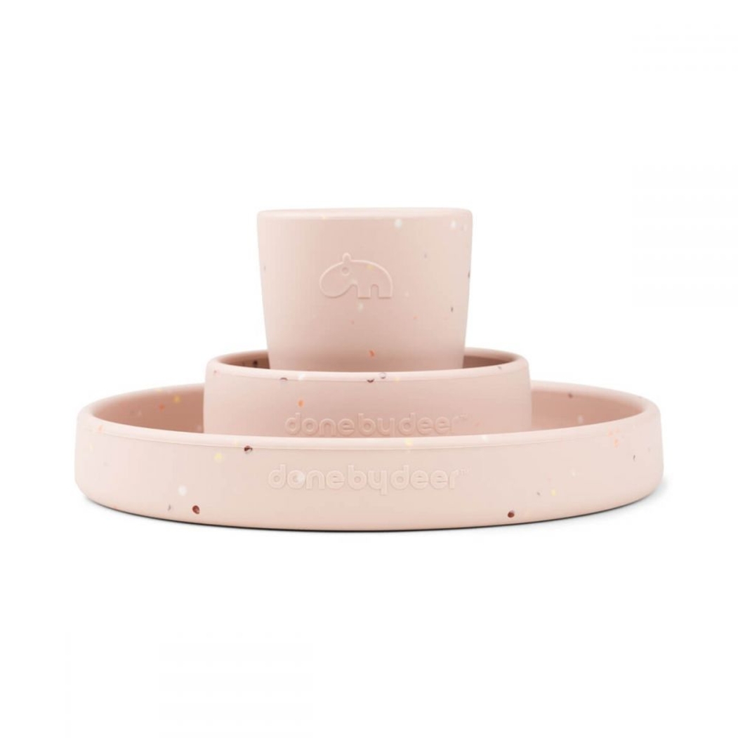 Conjunto Refeição Done By Deer Confetti - Done By Deer - 5712643042365